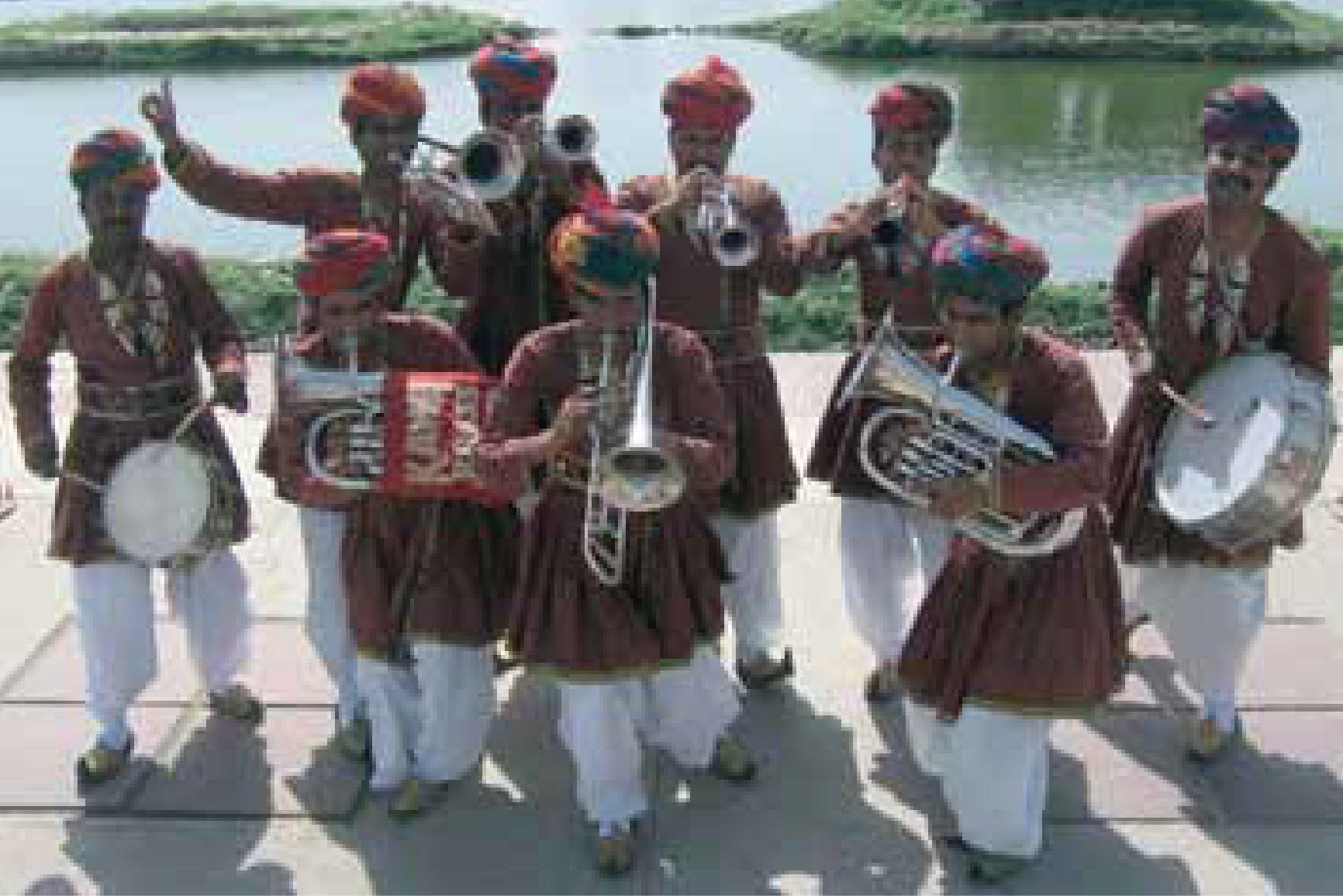 Ramayana stilt walkers